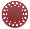 Poker Chips: Diamond, 8.5 Gram, Red